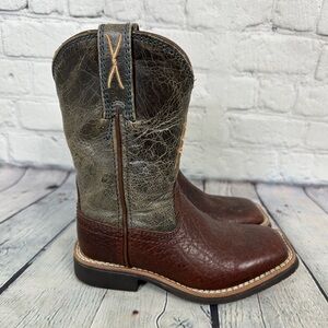 Twisted X toddler leather cowboy boots size 8.5